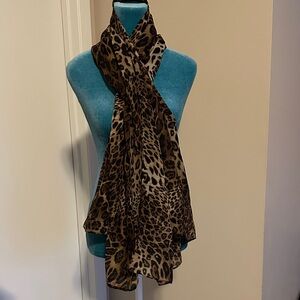 Leopard Print Scarf